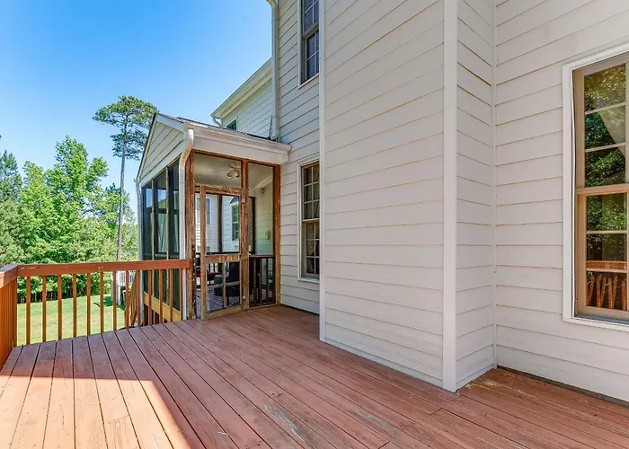 Fire Pit + Pool Access: Quiet Holly Springs Home
