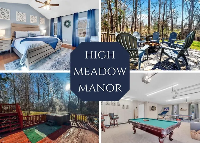 8 Bedroom Sleeps 24 Hot Tub Game Room Dog Friendly