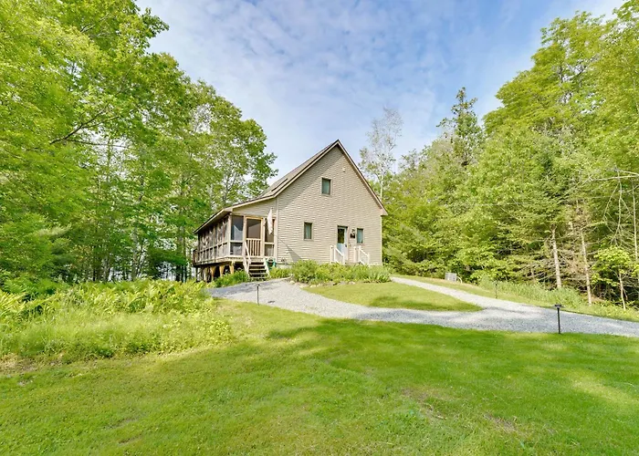 Hot Tub & Boat Dock: Waterfront Maine Retreat!