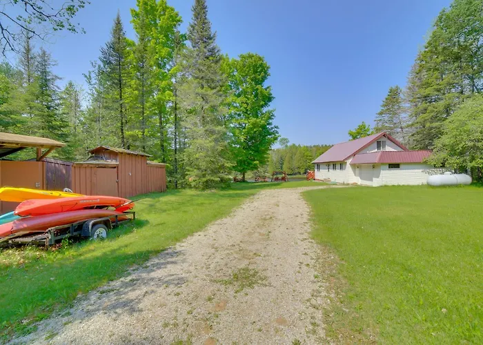 Escanaba River Getaway: Fish, Hike & Ski!