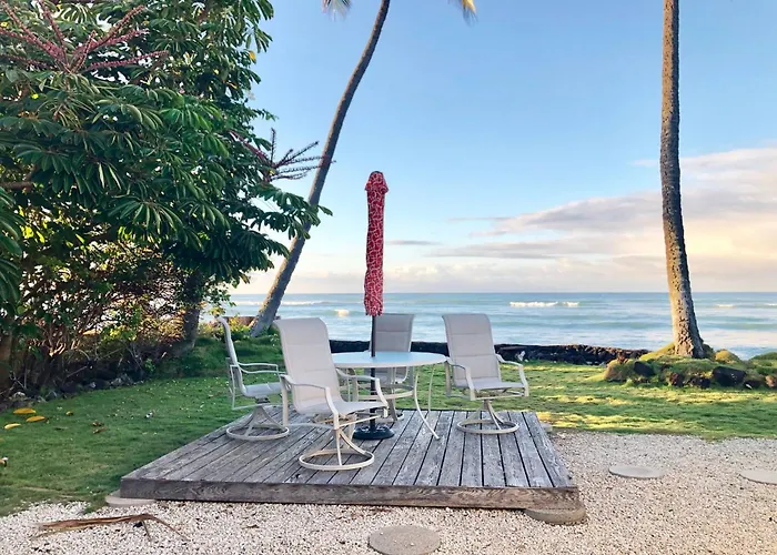 Oceanfront Stay W/ Ac, Bbq, Washer/Dryer & Kitchen