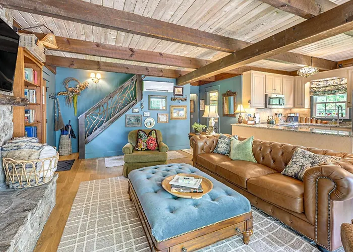 Enchanting Highlands Cottage W/ Pond & Waterfall