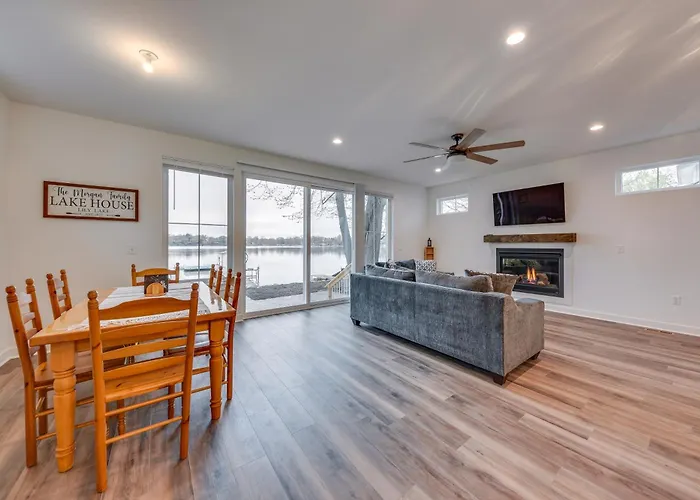 Lakefront Burlington Vacation Rental: Dock + Beach