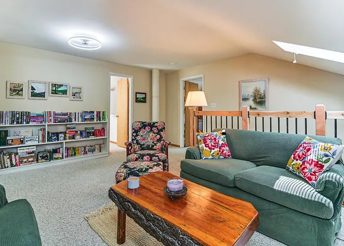 1 Mi To Rangeley Lake: Cabin W/ Wraparound Deck!