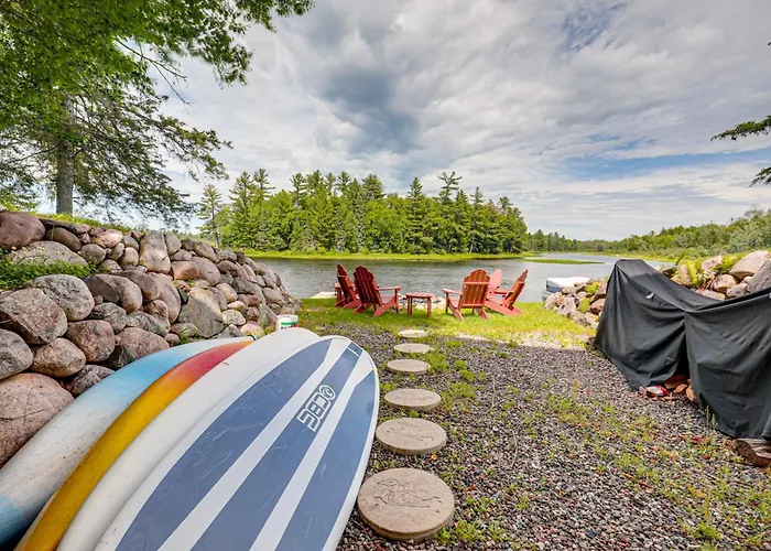 Dock, Fire Pit: Historic Lakefront Cabin In Mercer
