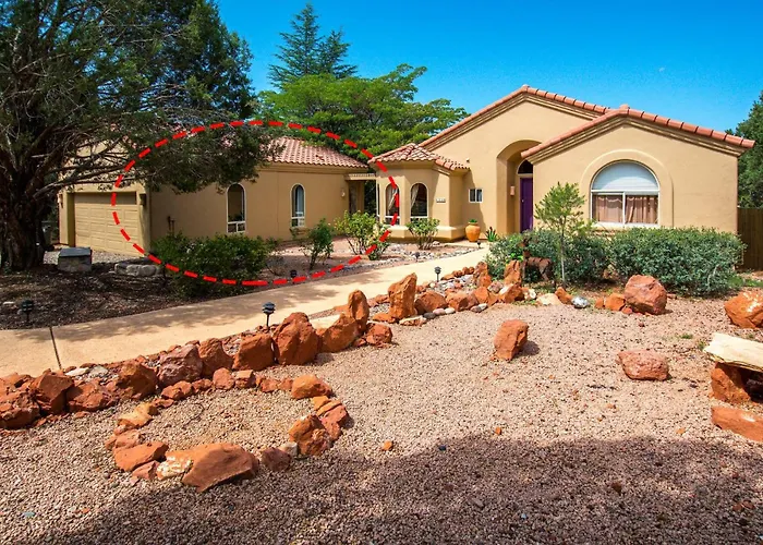 Sedona Wellness Casita With Hot Tub, Outdoor Sauna & Private Courtyard