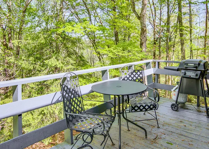 1 Mi To Pisgah Nat'L Forest: Wooded Haven W/ Deck