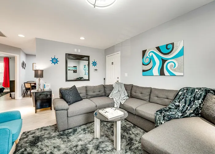 Near Speedway & Shops: Concord Apt W/ Shared Yard!
