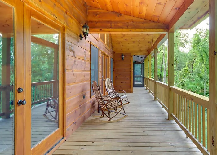 Cabin Near Blue Ridge W/ Fire Pit & Large Deck