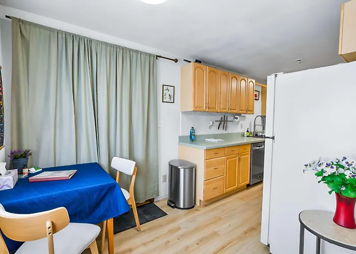 Apartment #2 With Large Kitchen Across The Street From The Beach