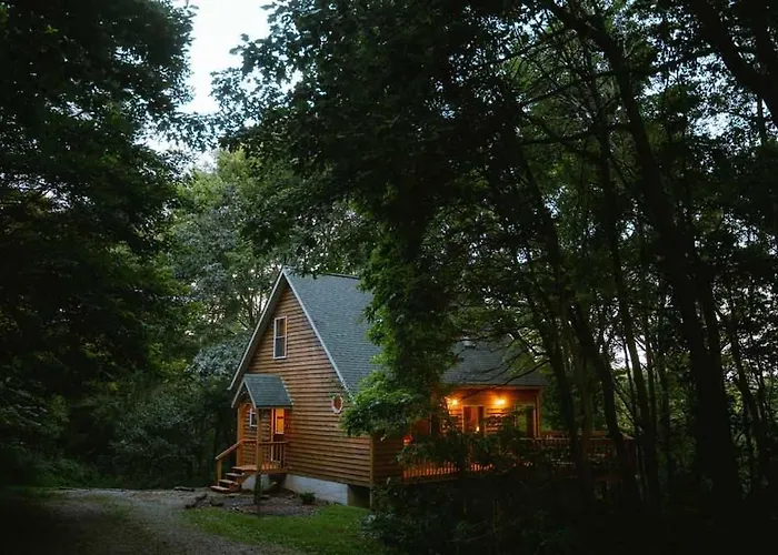 Cheerful Two Bdrm Cabin With Hot Tub & Pet Friendly