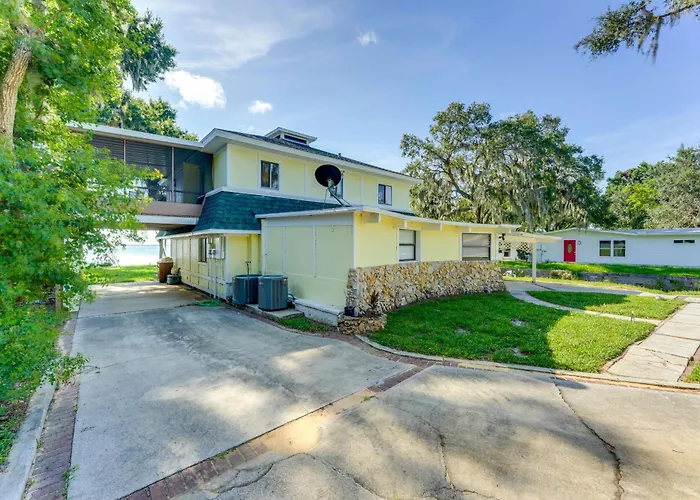 Dora Canal Views & Shared Dock: Apt In Tavares!