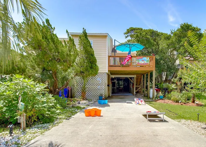 Walk To North Topsail Shores: Beach House W/ Gear!