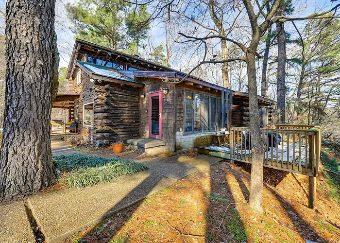 Waterfront Log Cabin In Kentucky: Fire Pit, Grill!