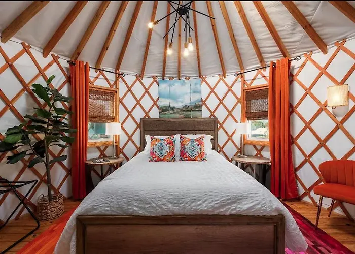 Rustic Luxe Yurt- Unit #1
