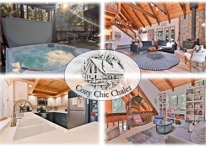 Cozy Chic Chalet - Enchanting & Fun Family Retreat - Hot Tub & Fire Pit - Dog Friendly