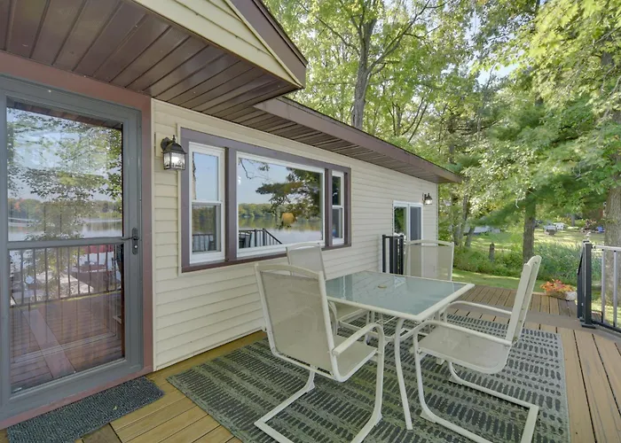 Pet Friendly W/ Private Dock - Steps To Rice Lake