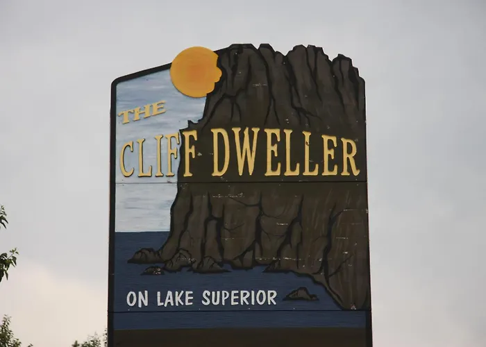 Cliff Dweller On Lake Superior