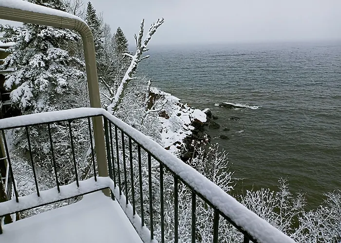 Cliff Dweller On Lake Superior