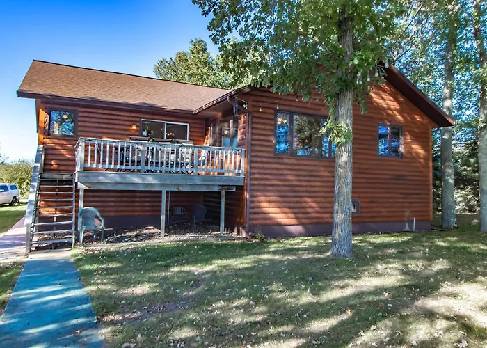 Dog Friendly Leech Lake Home W Perfect Beach Garage Boat Lift