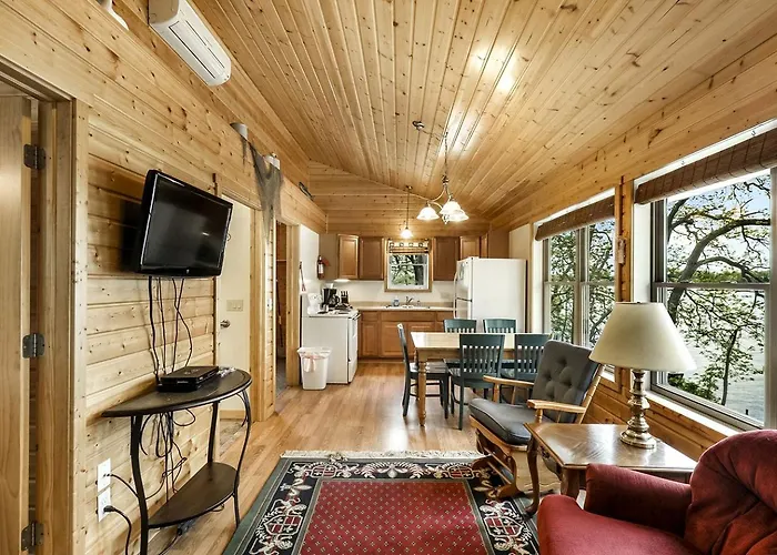 Minnesota Glamping Retreat In Lakeside Cabin For 6 In Fergus Falls