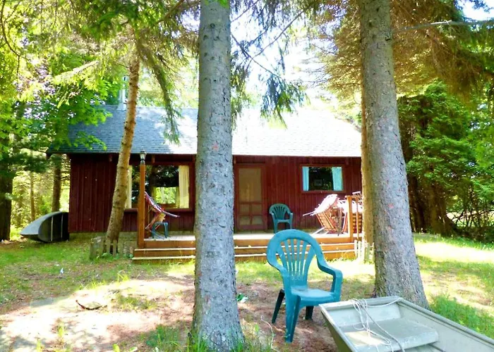 Rustic Cabin Rental On A Wildlife Sanctuary In Manistee, Michigan