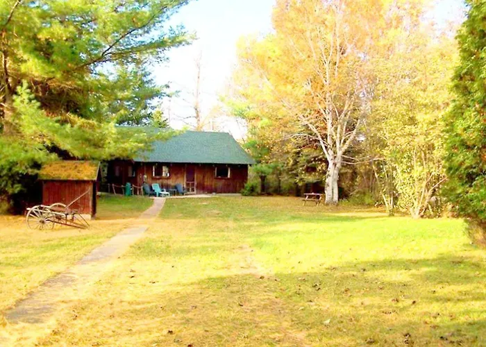 Rustic Cabin Rental On A Wildlife Sanctuary In Manistee, Michigan