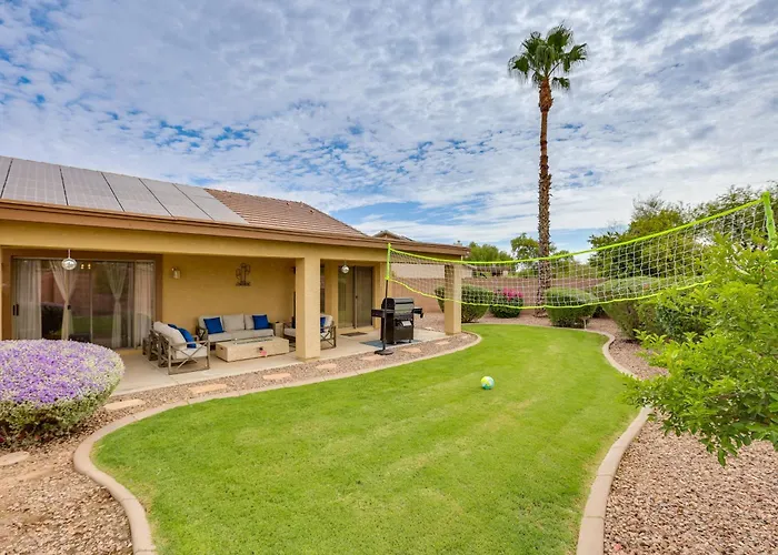 Spacious & Fenced Yard: Pet-Friendly Surprise Home