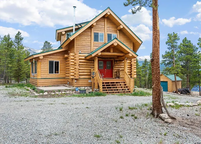 4Bd Log Home In Twin Lakes Amazing Views Pets Ok