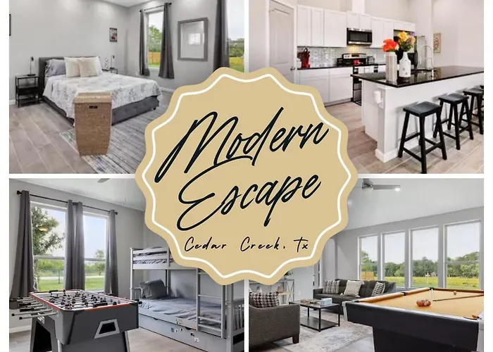 Modern Escape In Cedar Creek