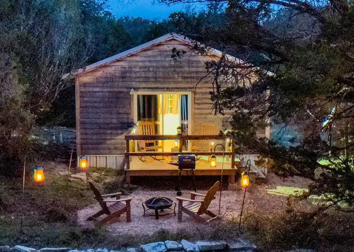 Tiny Log Cabin Near Fossil Rim | Countryside Views