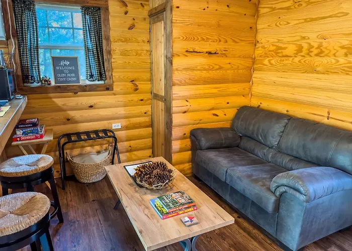 Tiny Log Cabin Near Fossil Rim | Countryside Views