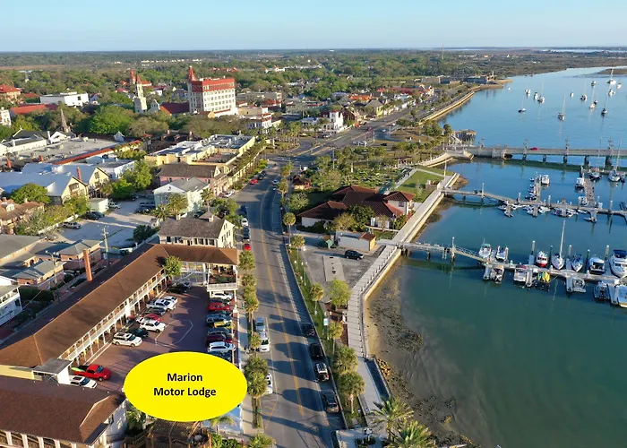 Historic Waterfront Marion Motor Lodge In Downtown St Augustine