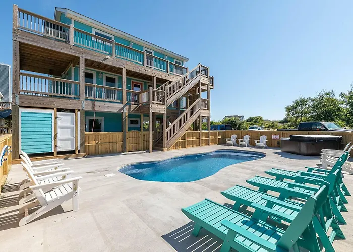 Paradise Again - 4X4 Carova Beach, Great Ocean Views, Pool, Hot Tub, Pets Ok, Flex Stays, Events