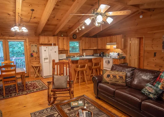Updated Cabin With 2 Primary Suites, Hot Tub, Spacious Covered Porch