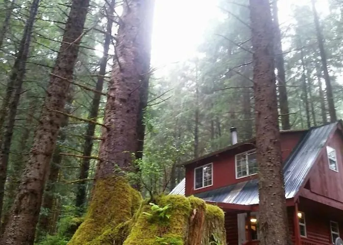 Charming A-Frame Cabin Rental On Prince Of Wales Island In Hollis, Alaska