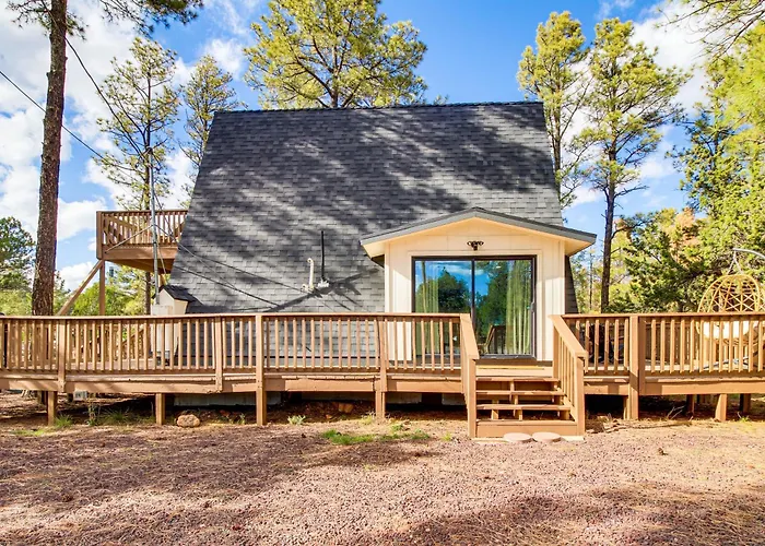 Rim Country Retreat: A-Frame Cabin W/ Large Deck