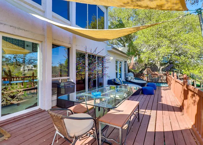 Waterfront Lake Travis Luxury Home W/ Large Deck!