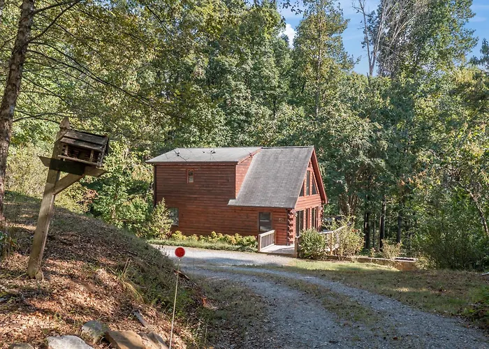 Grants Mountain Log Cabin Hot Tub Outdoor Fireplace 45 Minutes To Asheville