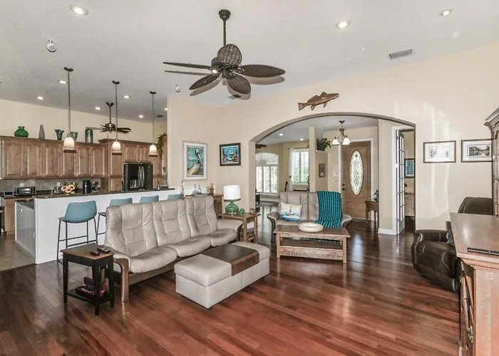 Ozello Coastal Manor Waterfront Ozello Home With Amazing Views Of Mangrove Islands Teaming W Dolphins, Manatees, Redfish, Otters, Pvt Dock With Fish Station, Excellent Fishing, Screened Patio, Bonus Patio Under Home, Flats Boats Only, 1 Dog Ok W Fee