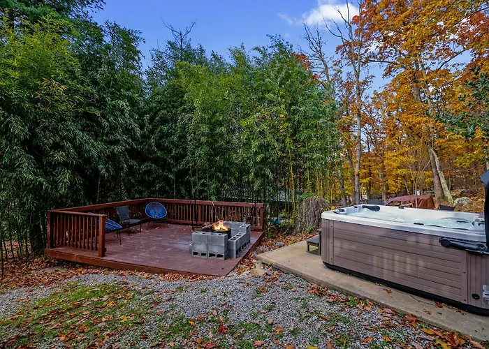 Stone Cabin On Valley View - Firepit & Hot Tub