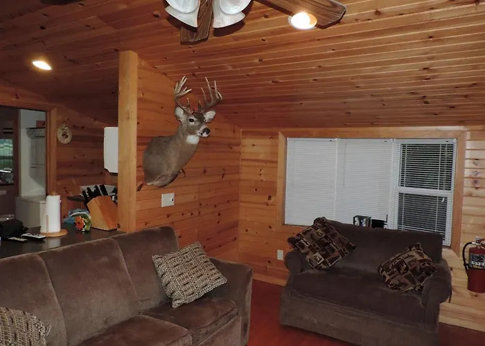 Rustic Cabin Rental Along The Wolf River In Fremont, Wisconsin