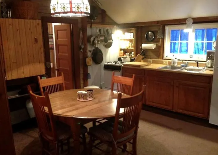 Charming And Secluded Log Cabin Rental On Small Farm Near Lake Michigan