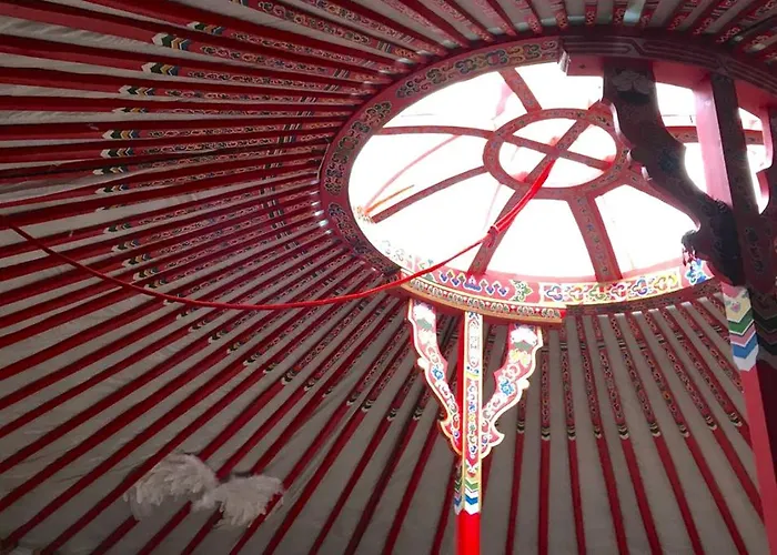 Authentic Mongolian Yurt For A Serene Healing Retreat In Saratoga Springs, New York