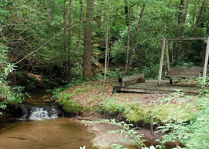 Simple Camping Cabin On Eight Private Forested Acres Near Brevard, North Carolina