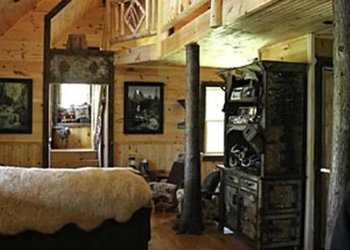 Elegantly Rustic Cabin On Secluded Island Near Lake Placid On Saranac Lake, New York