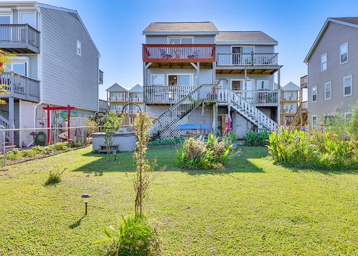 Walk To Beach: Duplex In North Topsail Beach!