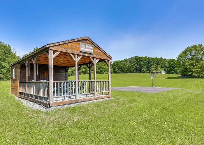 Walk To Bethel Woods: Family Home W/ Deck & Views!