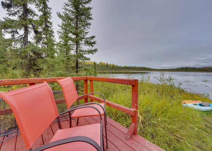 Fish, Hike & Explore: Lakefront Cabin In Soldotna