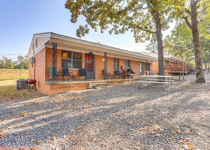 Shared Dock & Yard: Greers Ferry Lake Home!